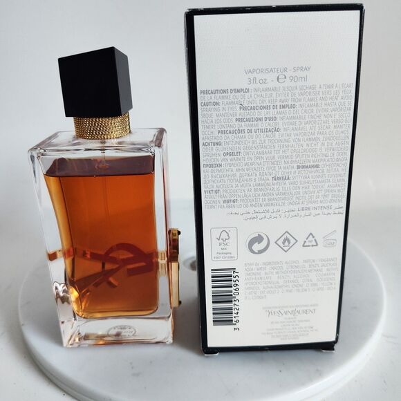 Ysl Libre Eau De Parfum Intense Perfume 3 Oz 90 mL With Box Designer Fragrance - Picture 2 of 7